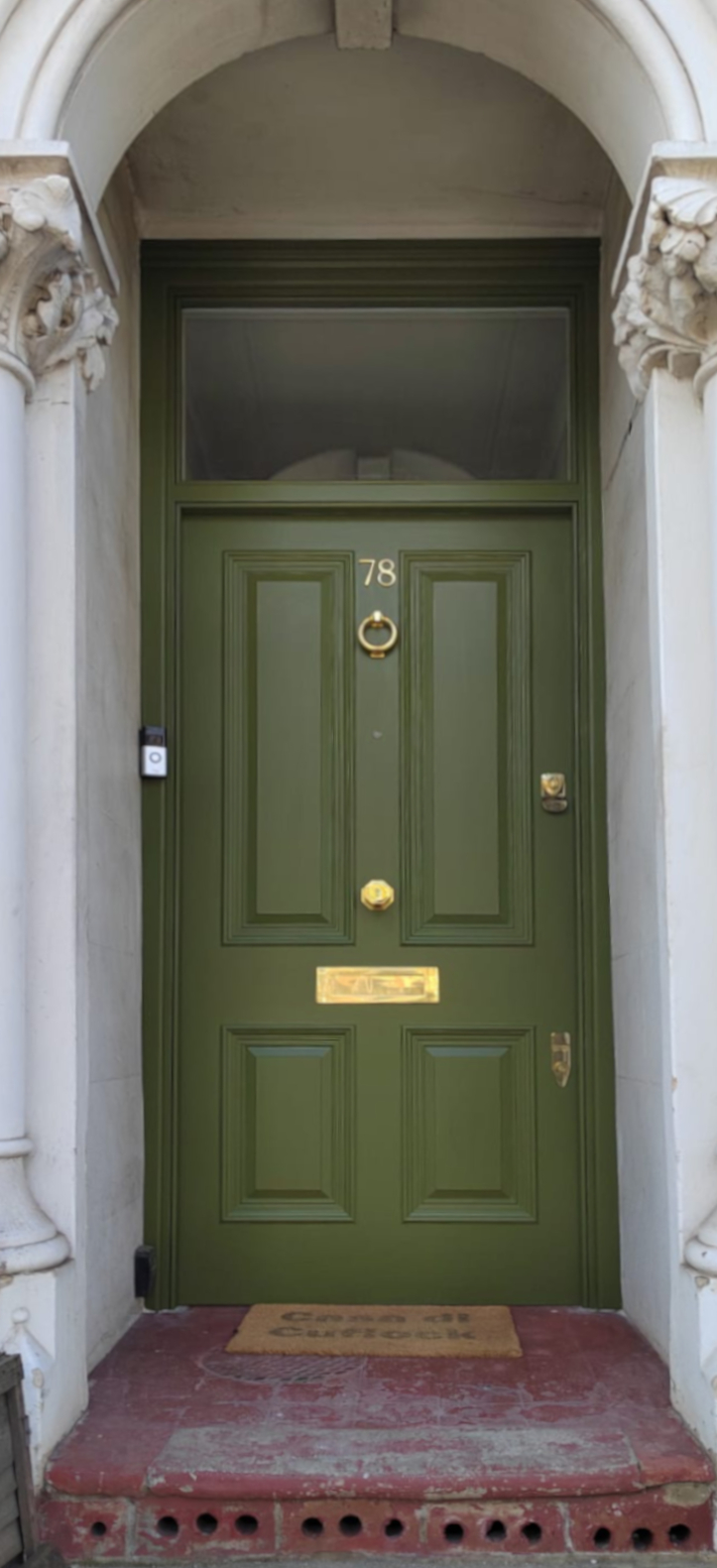 Victorian front door in London